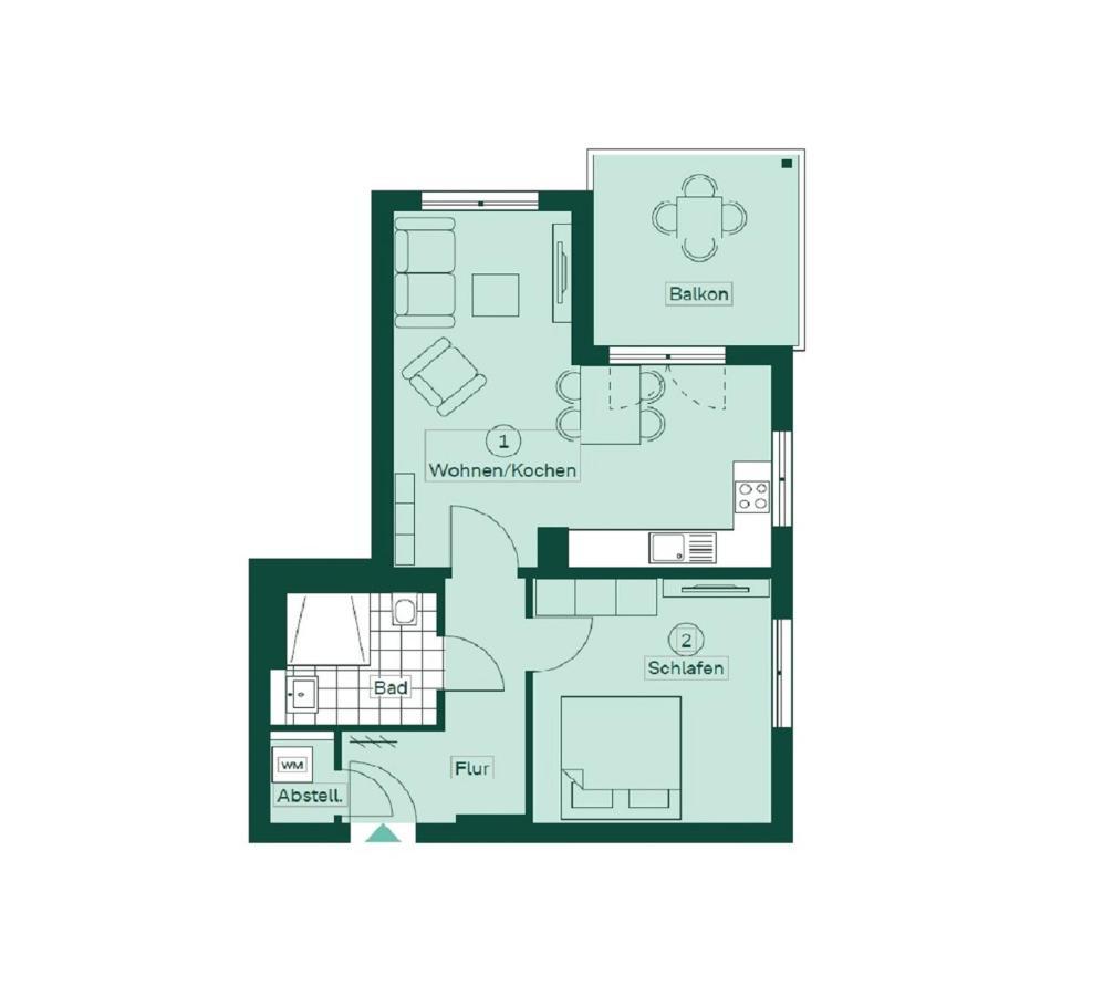 Apartment "Kiefernblick" - Haffresidenz Garz  Luaran gambar